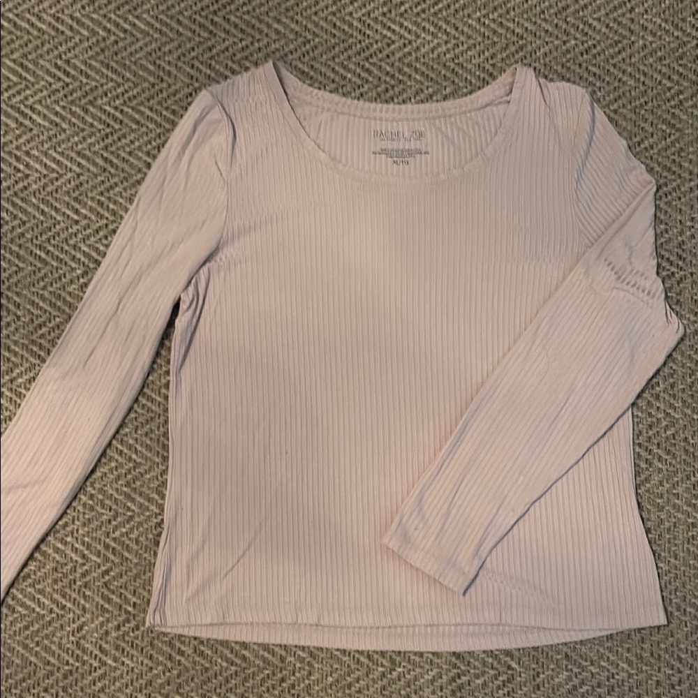 Rachel Zoe Pink Long Sleeve Fitted Blouse